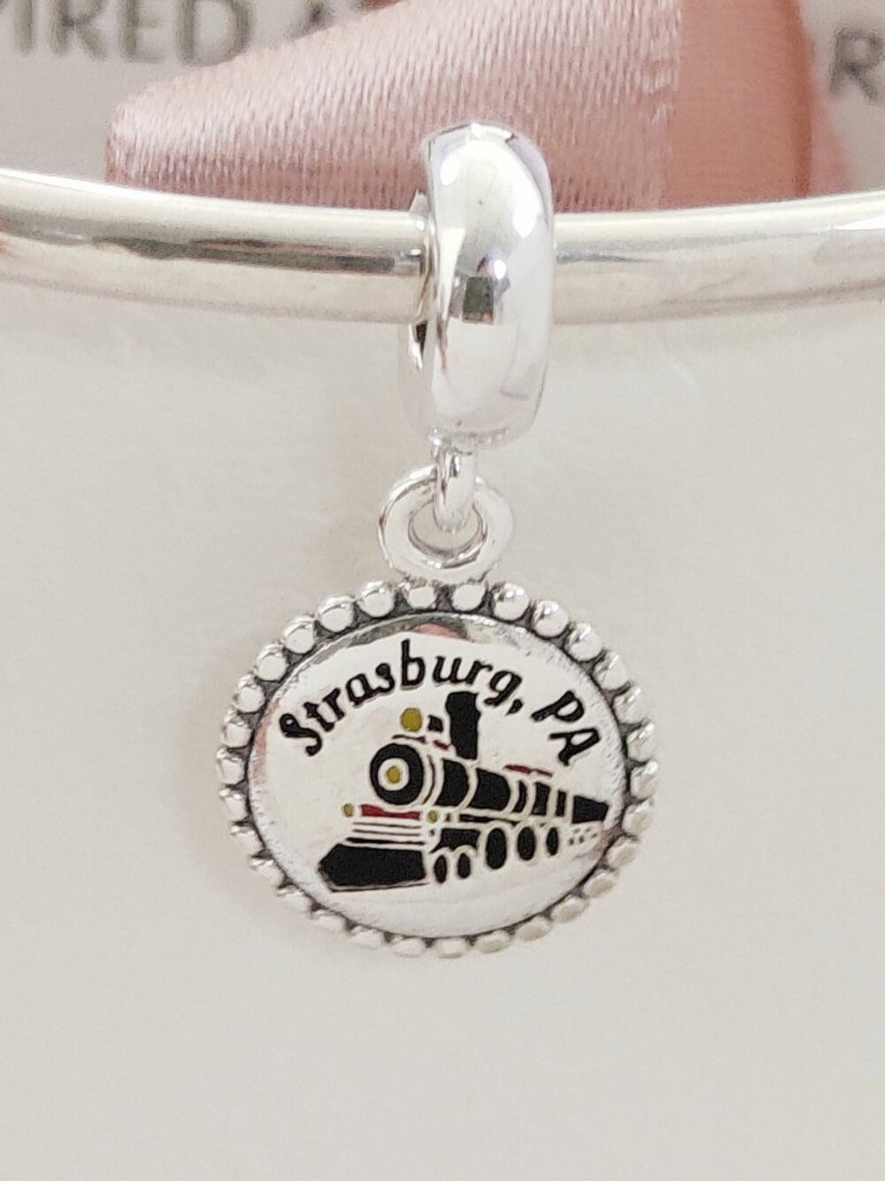 Pandora Strasburg, PA Railroad Exclusive Travel Destination Dangle Charm S925